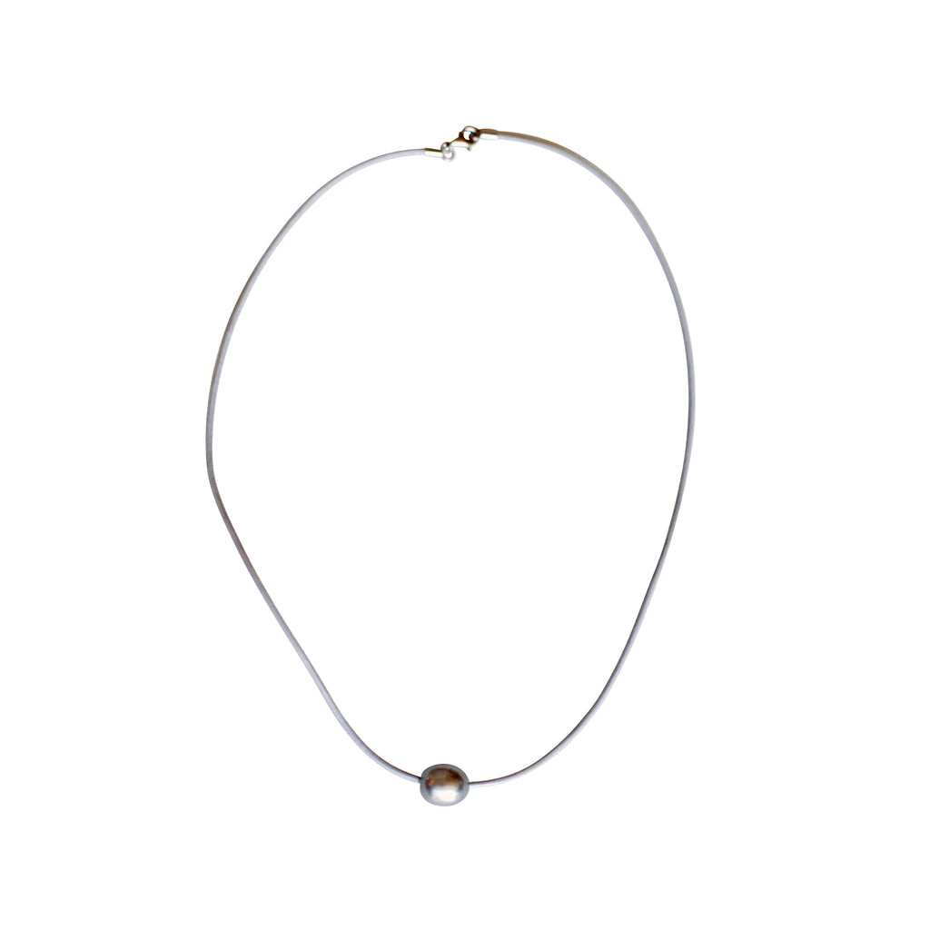 Pearl & Leather Necklace