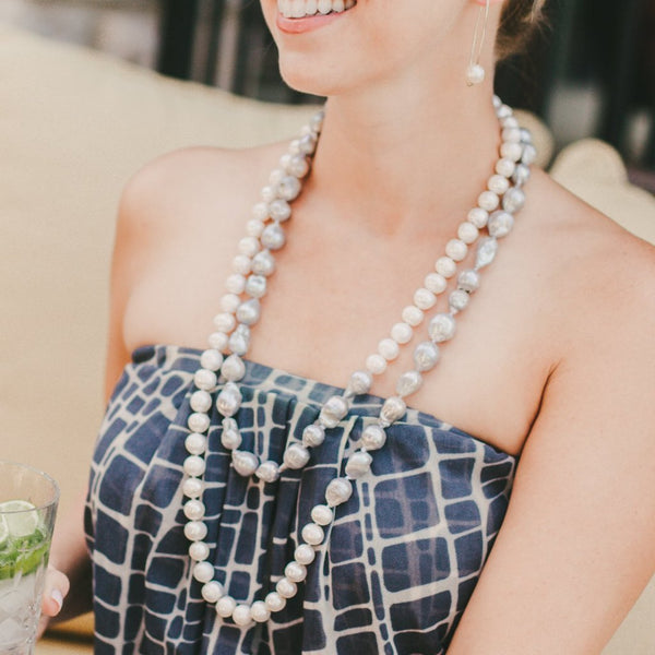 Half & Half Rope Necklace